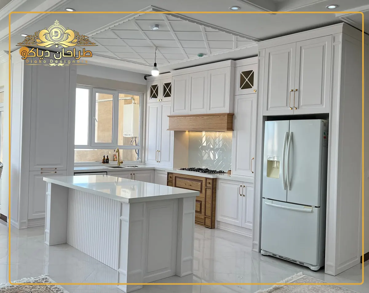 راهنمای جامع کابینت نئوکلاسیک: تعادل بین شکوه و سادگی